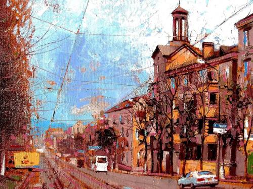 Іван Харітонов та осіннє Кам’янське: картини, що оспівують світло і красу повсякденності