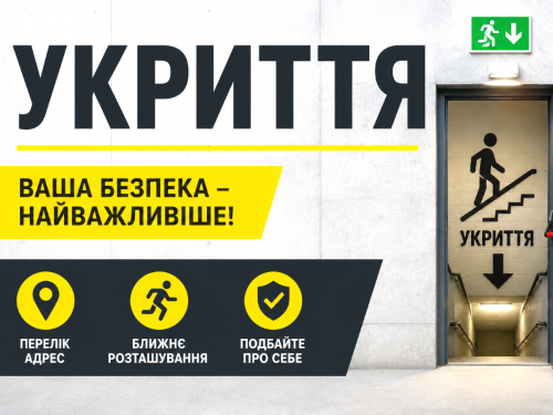 У Кам’янському оновили список укриттів: де шукати захист під час тривоги