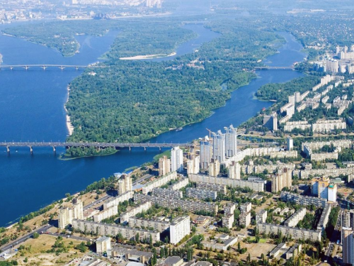 Історичні райони міста Кам'янське на Дніпропетровщині — карта і забудова