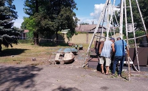 У Центральному парку Кам'янського відновлюють атракціон