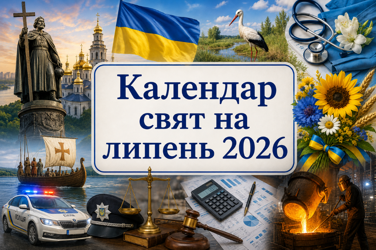 Календар свят на липень 2026
