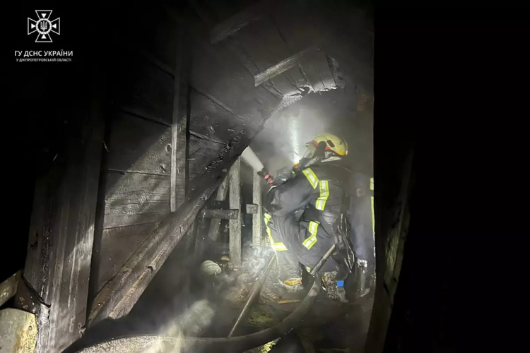 Кам'янські рятувальники приборкали пожежу в житловому будинку