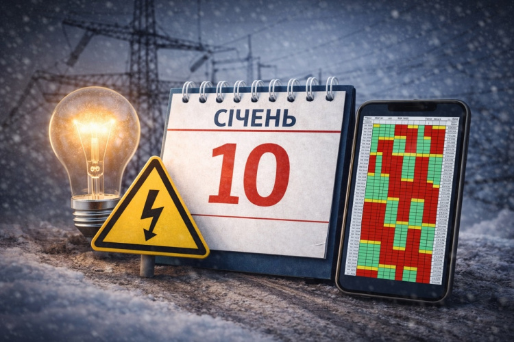 Графіки відключення світла на 10 січня: розклад для Дніпропетровської області від ДТЕК