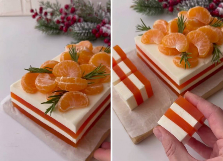 Рецепт мандаринового десерту на Новий рік без зайвого клопоту