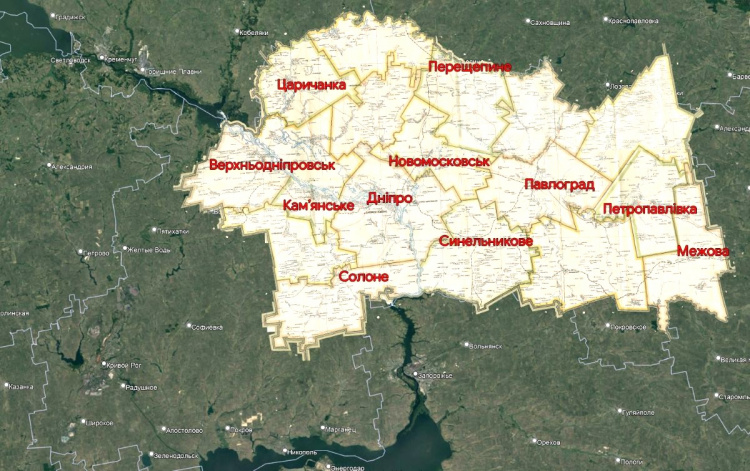 Дніпропетровщина на карті війни: які громади Мінрегіон включив до переліку бойових дій