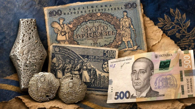 Від срібних зливків до сучасної гривні: маловідомі факти про українські гроші