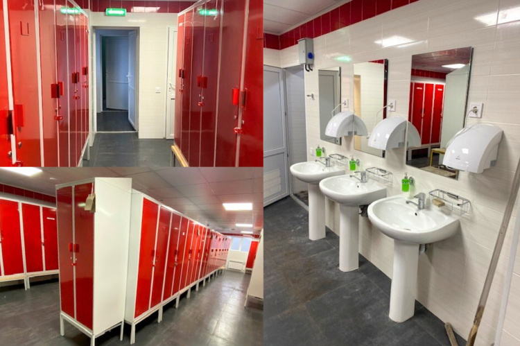 Результат вражає: на «Каметсталі» показали оновлені після капремонту побутові приміщення