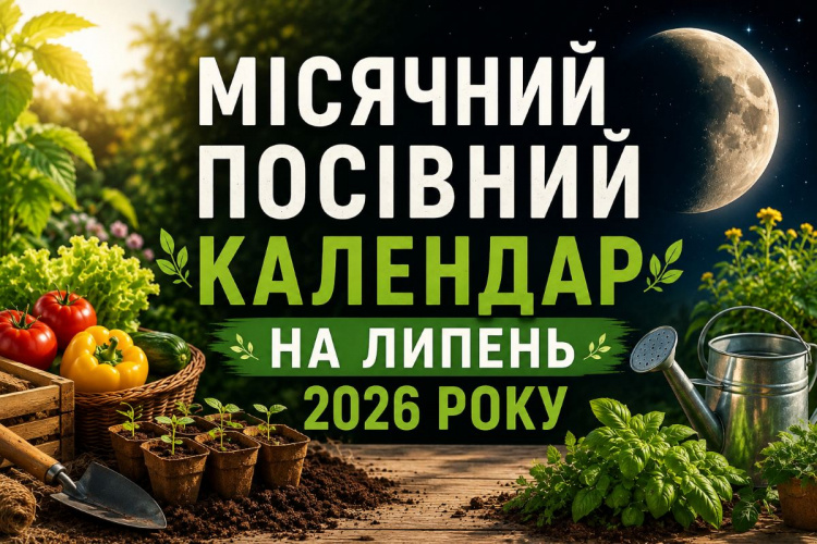 Місячний календар садівника на липень 2026: коли сіяти, поливати та збирати врожай