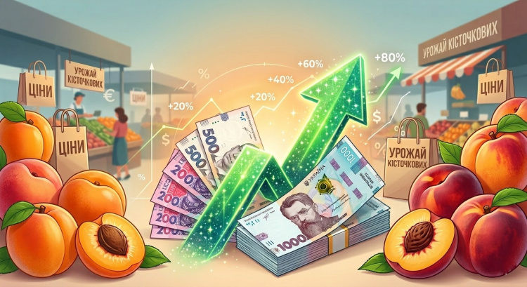 Ціна на персики та абрикос йдуть верх
