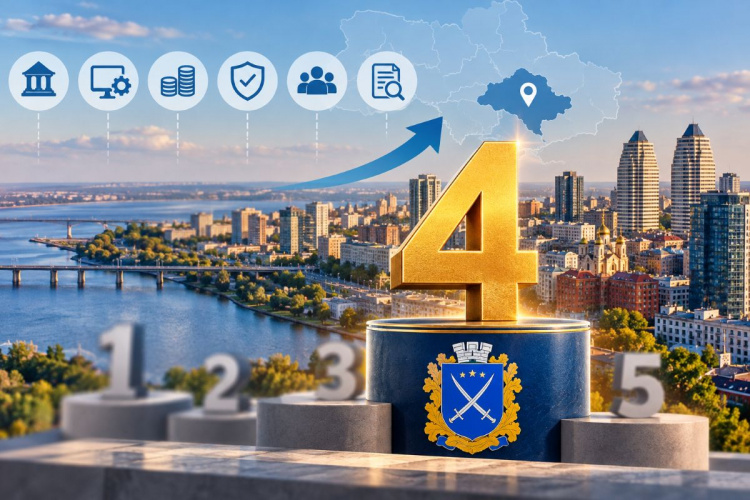 Дніпро увійшов до четвірки найкращих міст України за європейськими стандартами