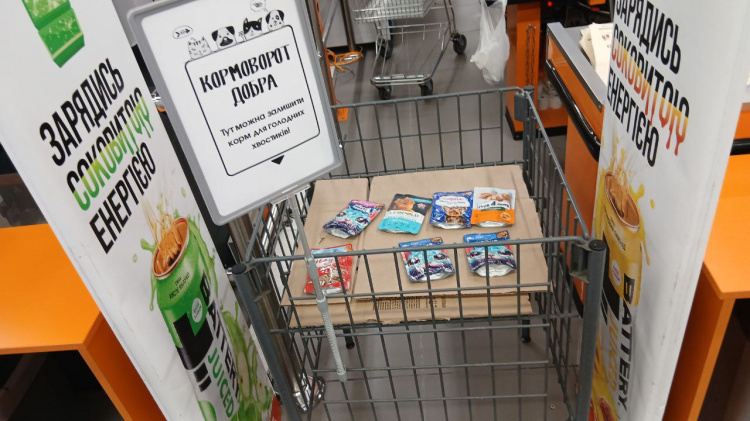 «Кормоворот добра»: у Кам'янському стартувала благодійна акція на підтримку безпритульних тварин