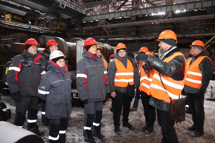 Студенти-металурги пройшли масштабний практикум на потужностях Каметсталі