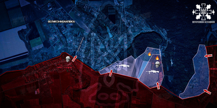 Повзучий наступ: ворог методично тисне на Великомихайлівському плацдармі на Дніпропетровщині