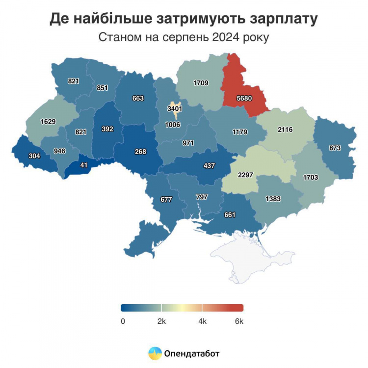 Дніпропетровщина у трійці лідерів за заборгованістю заробітної плати 