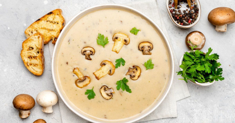 Приготуйте грибний суп з вершками: ніжний та ароматний рецепт смачного обіду