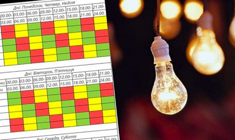 Відключення електроенергії на Дніпропетровщині 6 листопада - графік від Укренерго