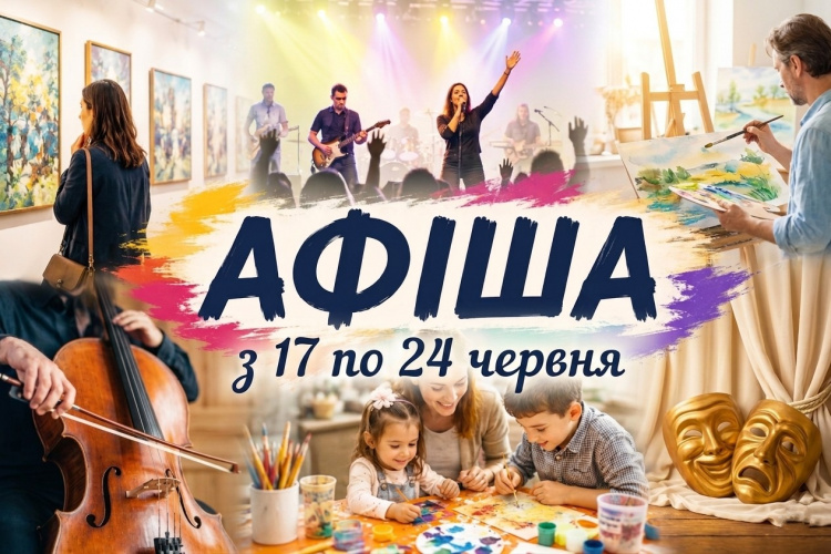 Культурна афіша Кам’янського з 17 по 24 червня 2026
