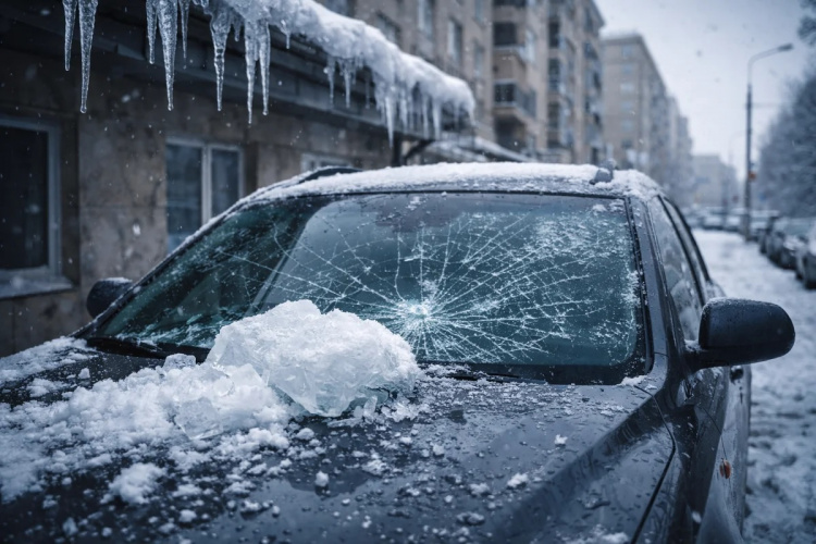 На авто впала бурулька: покрокова інструкція для кам’янчан, як домогтися відшкодування збитків