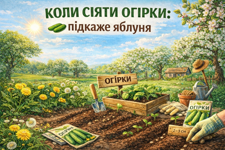 Яблуня підкаже: коли сіяти огірки, щоб зібрати рекордний урожай