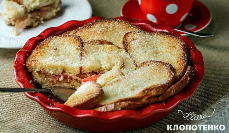 Рецепт легкого пирога з хліба та яблук від переможця "МайстерШефа"