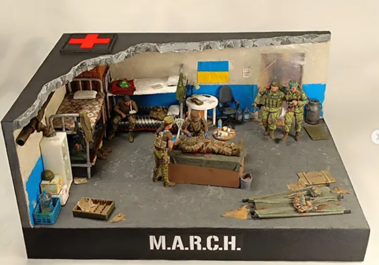 Херсон, Маріуполь, Бахмут: митець з Дніпропетровщини створив унікальні діорами про оборону українських міст