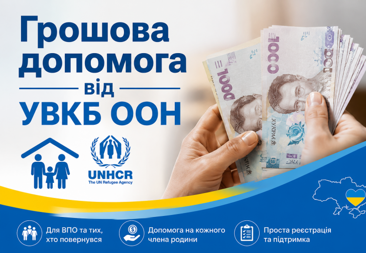 Грошова допомога від УВКБ ООН