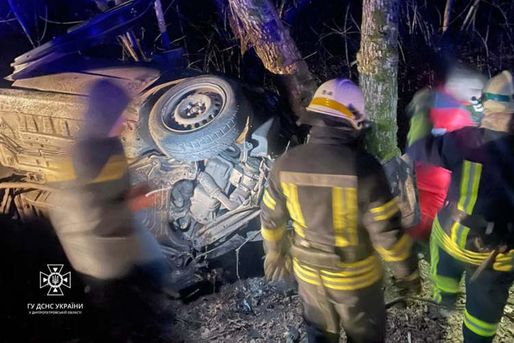 Смертельна ДТП під Кам’янським - водій легковика врізався у дерево