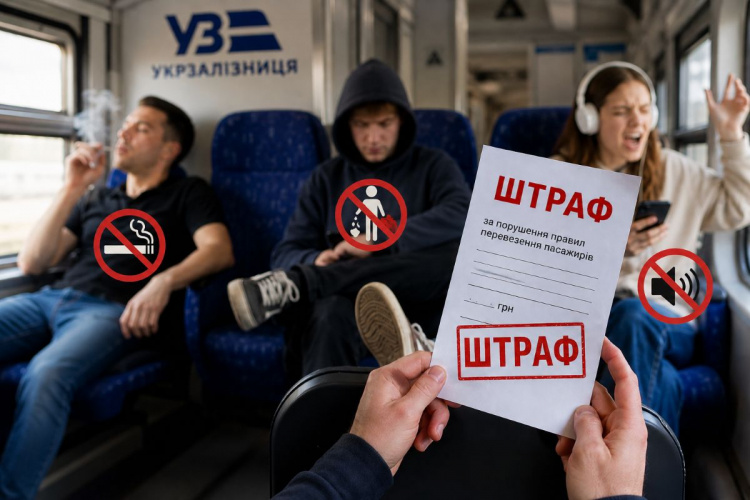 Що заборонено робити пасажирам Укрзалізниці