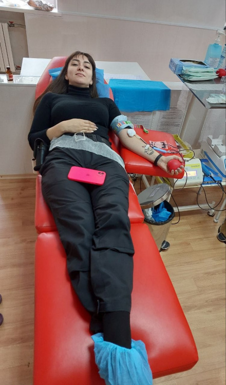Поліцейські Кам'янського стали донорами крові для військових