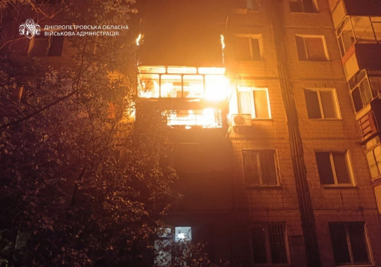 Ворожа атака безпілотників у Кам'янському