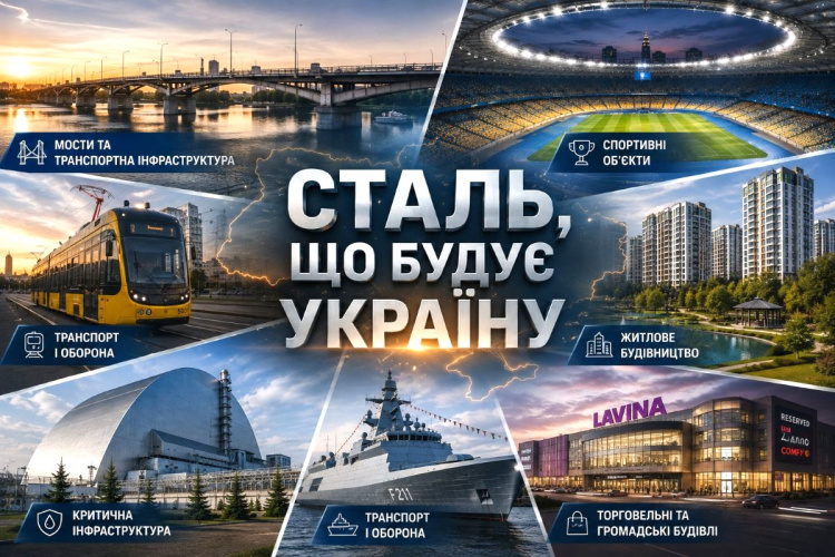 Сталь, що будує Україну: як продукція Метінвесту стала частиною знакових об’єктів країни