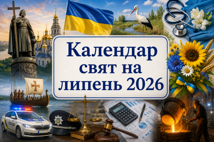 Календар свят на липень 2026