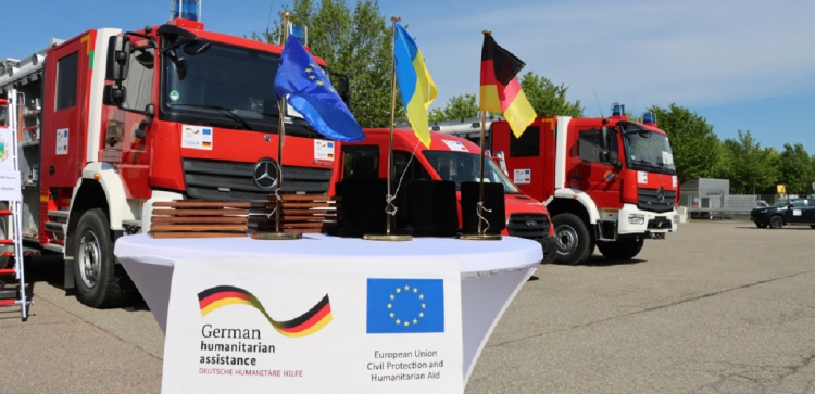 Дніпропетровщина отримала пожежно-рятувальну техніку від німецьких партнерів