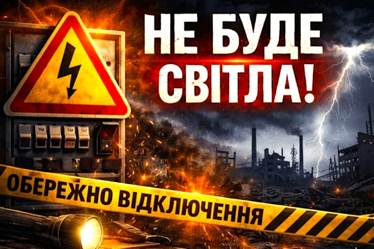 У Кам'янському 30 червня та 1 липня вимикатимуть світло