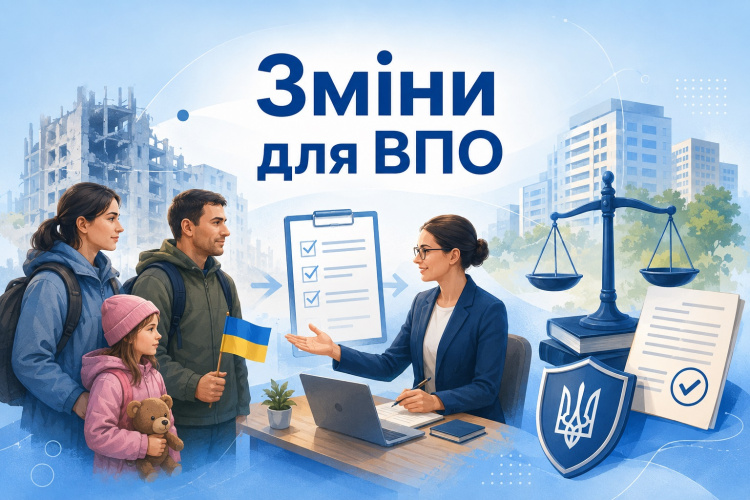 Які зміни буть у правах ВПО восени 2026 року