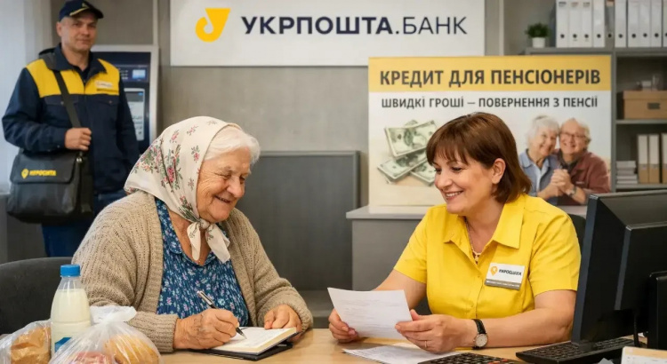 Укрпошта створить банк: пенсіонерам надаватимуть невеликі кредити через листонош