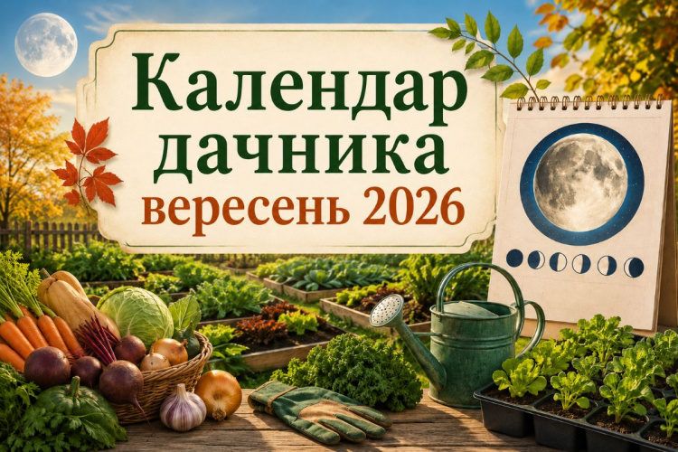 Місячний календар дачника на вересень 2026: сприятливі дні для посіву, посадки та збору урожаю
