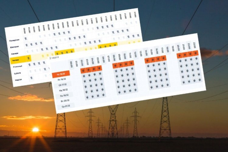Графіки від ДТЕК: відключення світла у Дніпрі та області 20 січня - розклад по чергах