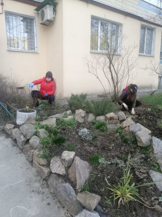 Кам'янське - місто небайдужих людей: мешканці наводять лад на прибудинкових територіях